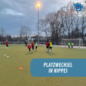 Mehr über den Artikel erfahren Platzwechsel in Nippes ⚽